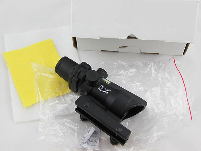 Tactical Hunting Shooting Trijicon ACOG 1x32 Green Dot